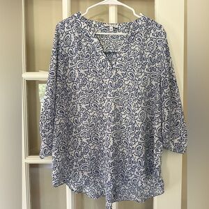 Paisley print blouse